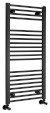 DIRECT otopné těleso s bočním připojením 450x960mm, černá mat ILR94B