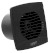 UC-12 T koupelnový ventilátor axiální s časovačem, 12W, potrubí 120mm, černá 01302000