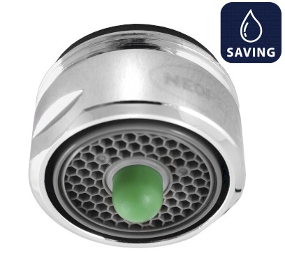 NEOPERL PUSH úsporný perlátor, 5 l/min, vnější závit M24x1, chrom 3075.103
