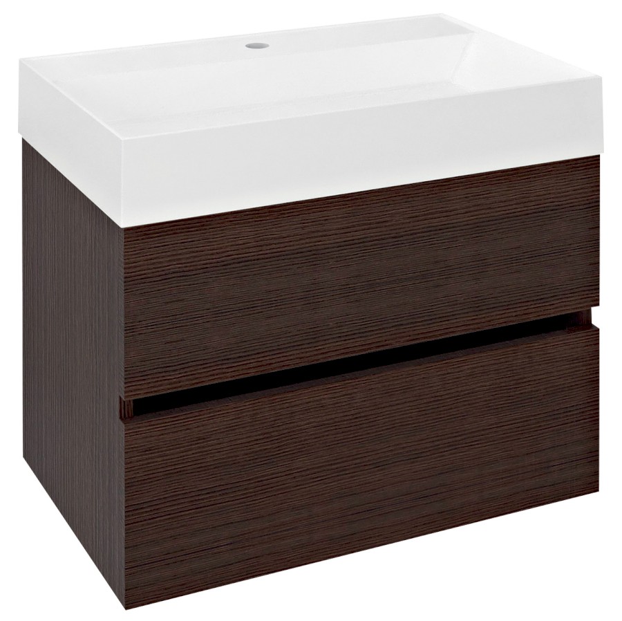 DT070-1616 (43232) ODETTA umyvadlová skříňka 67x50x43,5cm, borovice rustik DT070-1616