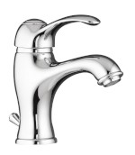 KIRKÉ stojánková umyvadlová baterie s výpustí, chrom KI02C