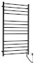 REDONDO elektrický sušák ručníků, kulatý, 630x1160 mm, 130 W, černá ER230BV