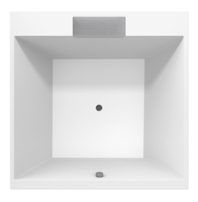 CAME FALLS čtvercová vana s konstrukcí 175x175x50cm, bílá 23611F