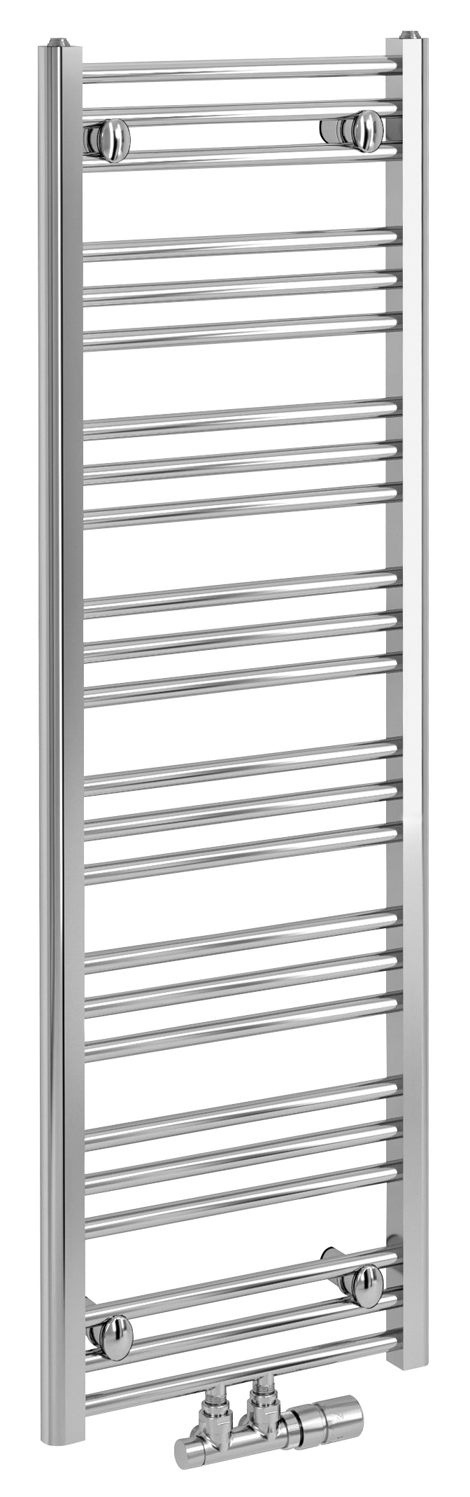 ALBRECHT otopné těleso 400x1250mm, středové připojení, chrom 600.112.1