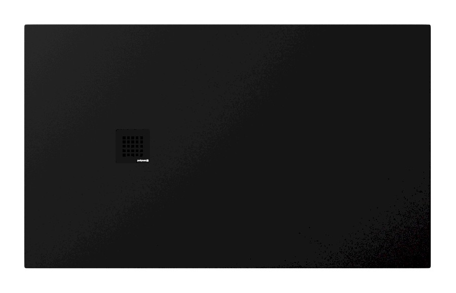 TRENECA vanička z litého mramoru s možností úpravy rozměru, 150x90cm, černá mat 84310.21