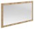 NIROX zrcadlo v rámu 100x60cm, dub alabama NX106-2222