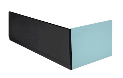 COUVERT panel čelní 180x52cm, černá mat, levý 72857.21