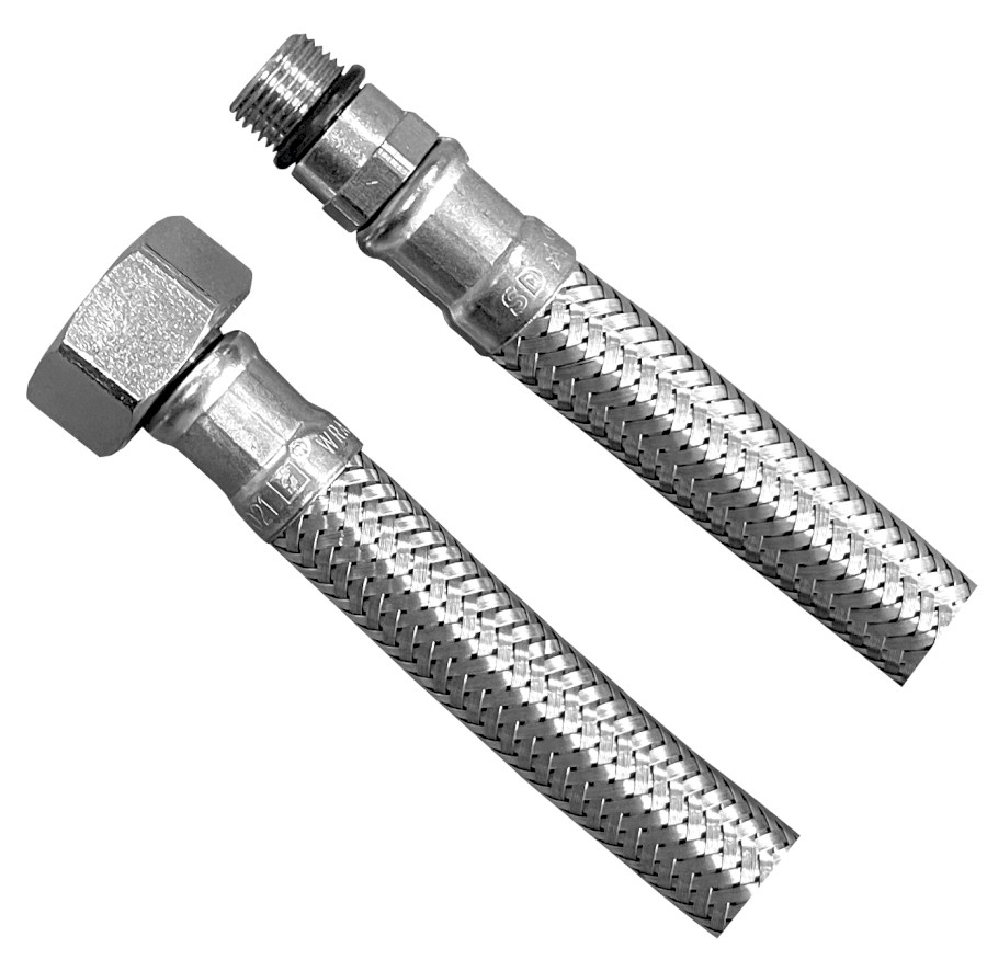 Flexibilní nerezová hadice M12x1/2