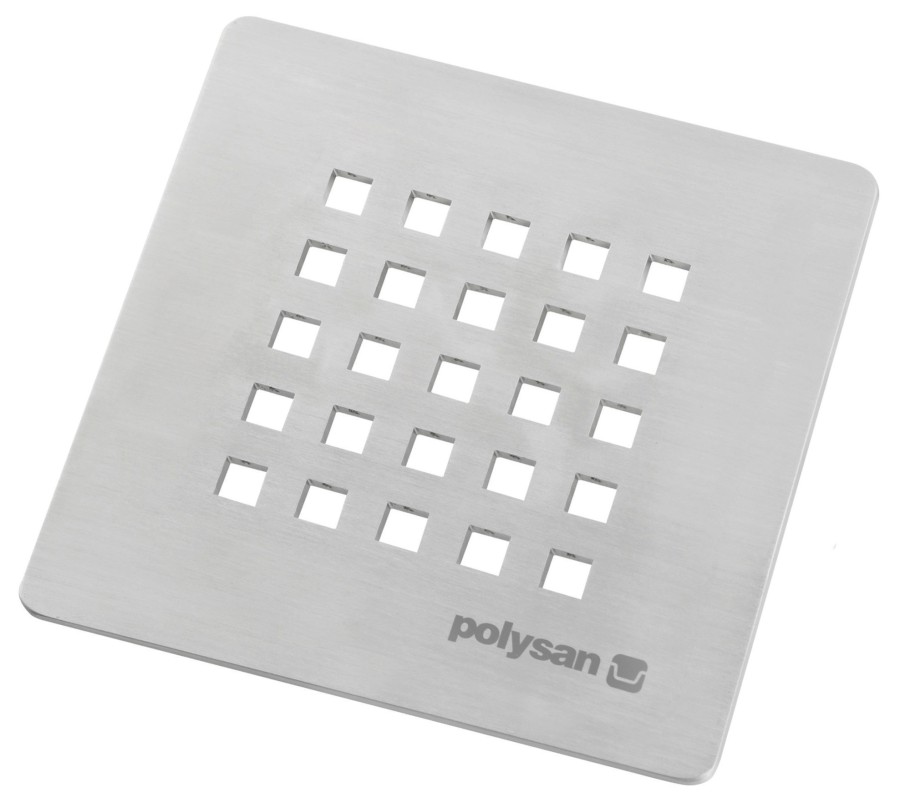 TRENECA čtvercová krytka sifonu, nerez mat 85999