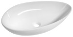 TU0721 (60913) OVALI keramické umyvadlo 61x34cm, bílá TU0721