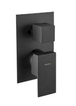 1102-77B (57735) SPECTRE podomítková sprchová baterie, 3 výstupy, černá mat 1102-77B