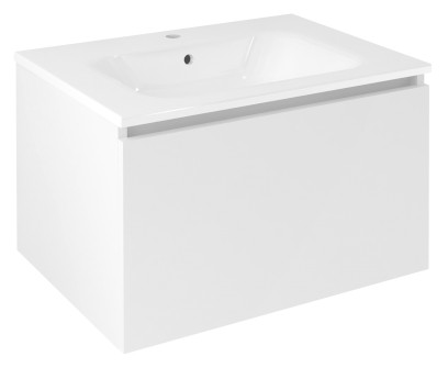 LOREA umyvadlová skříňka 70x44x51,2cm, 1x zásuvka, bílá mat LE070-3131