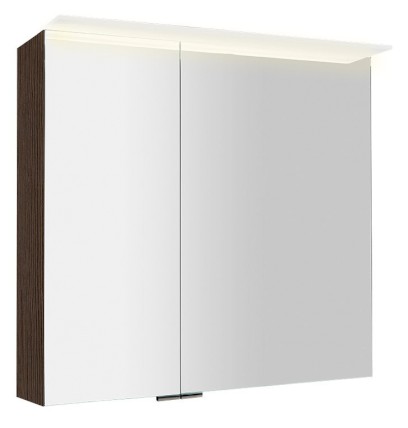 LINEX galerka s LED osvětlením, 80x70x15cm, borovice rustik LX080-0016