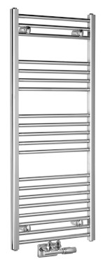 LLS302 (51657) ALYA otopné těleso rovné 500x1188mm, středové připojení, chrom LLS302