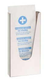 Zásobník na papírové sáčky HygBag, 120x240x32mm, nerez lesk XP049