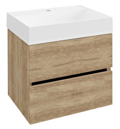 ODETTA umyvadlová skříňka 57x50x43,5cm, dub alabama DT060-2222