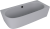 SUSSI R rohová stojící vana litý mramor 160x70x49,5cm, šedá mat 90191R.31