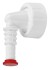 Kolínko podomítkového sifonu, pro sušičku/myčku, bílá 168.122.0