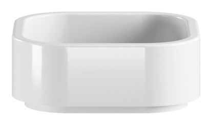 HAKO keramické umyvadlo na desku 40x40cm, bílá 554401