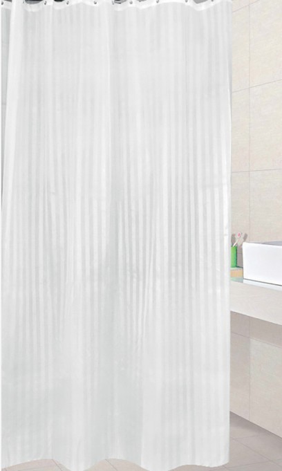 Sprchový závěs 180x200cm, polyester, bílá ZP001