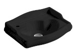 RETRO keramické umývátko 41x30cm, otvor pro baterii vlevo, černá mat 103331SX