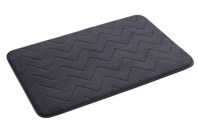 MOUSSE koupelnová předložka, 50x80cm, 100% polyester, protiskluz, antracit 96MS508085