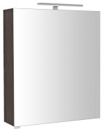 RIWA galerka s LED osvětlením, 60x70x17cm, borovice rustik RIW060-0016