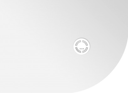 FLEXIA vanička z litého mramoru čtvrtkruh, s možností úpravy rozměru, 110x80cm, R550, levá 91261