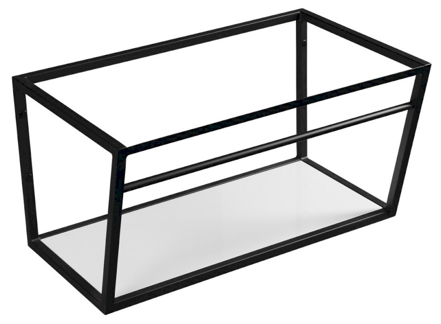 SKA konzole s policí 750x400x460mm, černá mat SKA102