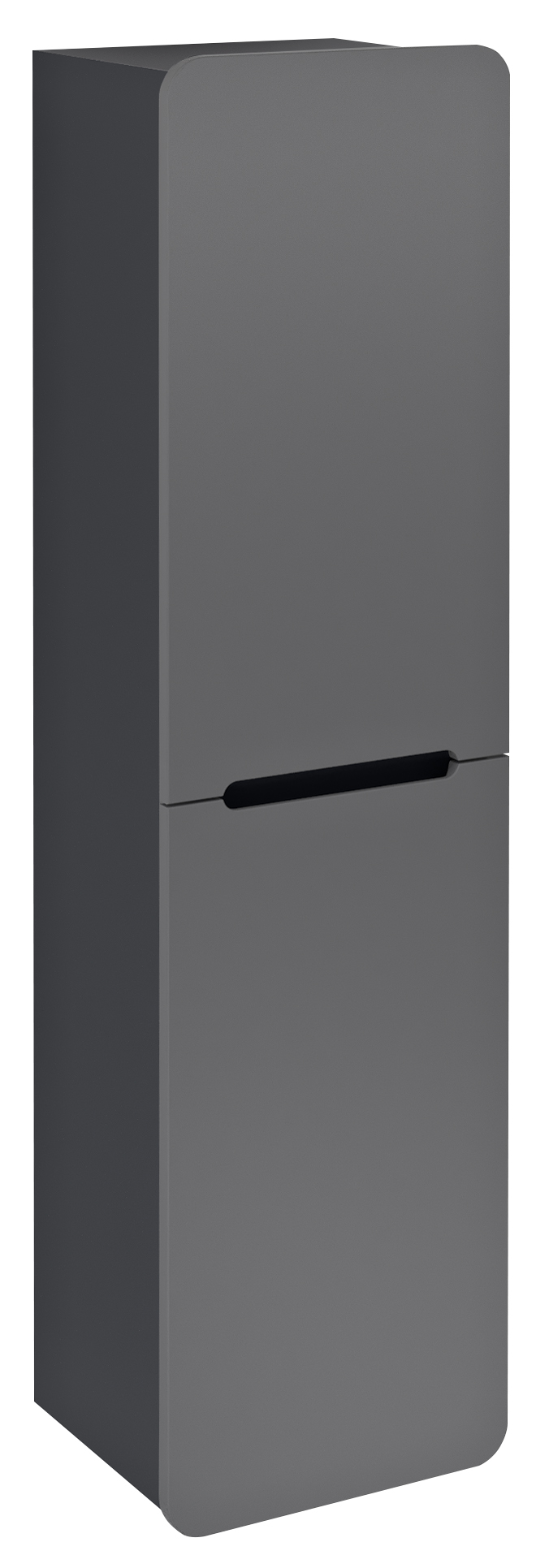 KR350-4134 (58772) KERALA skříňka vysoká 38x143x32cm, 2x dvířka, levá/pravá, carina/antracit matný KR350-4134