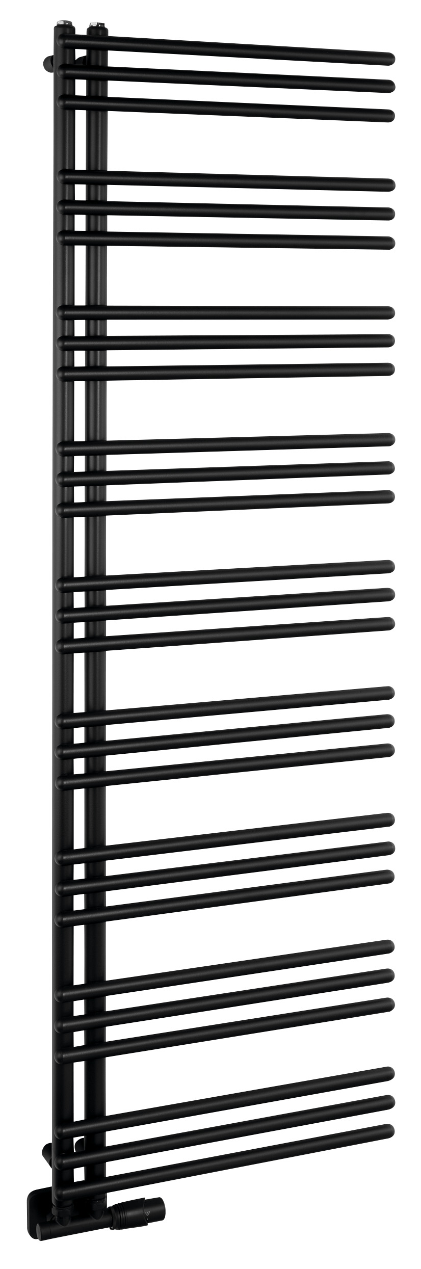 PS517B (61841) POSEIDON otopné těleso 550x1740mm, černá mat PS517B