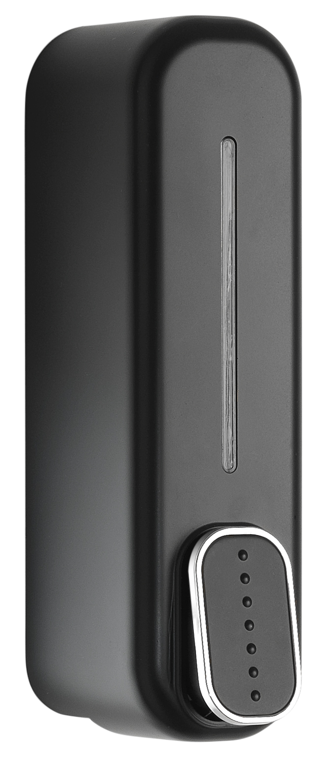 Dávkovač mýdla nástěnný 350ml, černá 08072