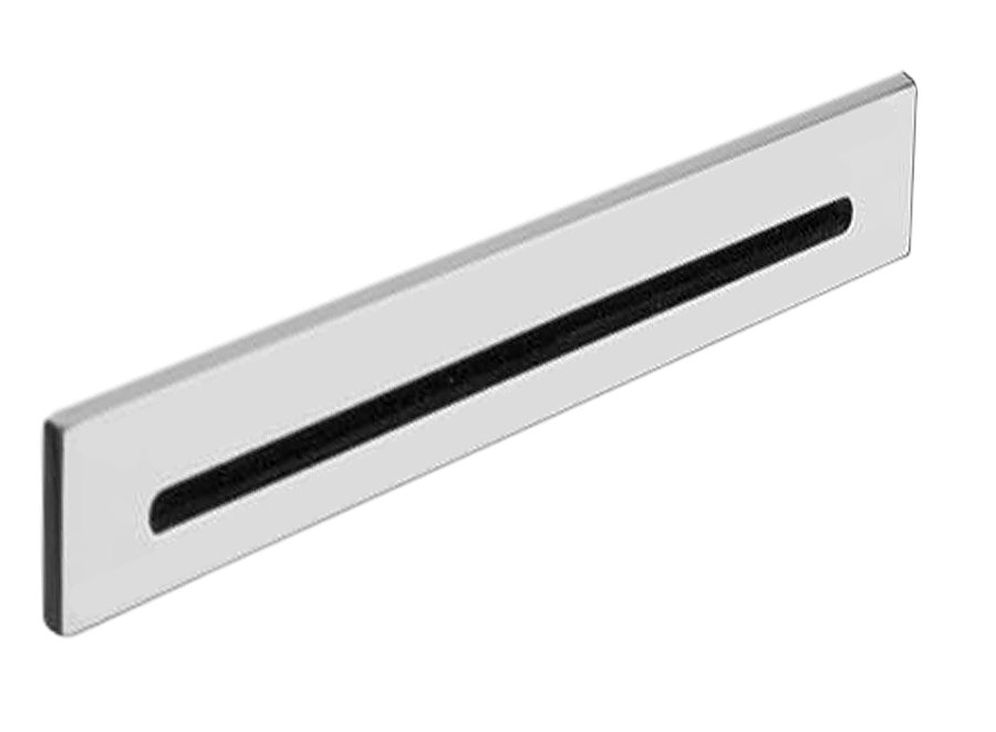 CUT přepadová štěrbina 170x24mm a click-clack zátka, chrom PC1089