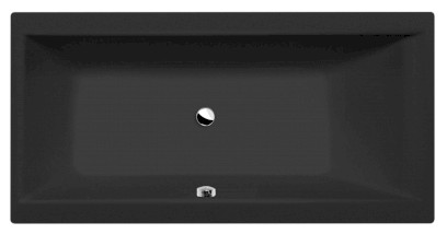 CLEO obdélníková vana 150x75x48cm, černá mat 27611.21