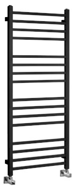 METRO otopné těleso 500x1200 mm, černá mat IR410TB