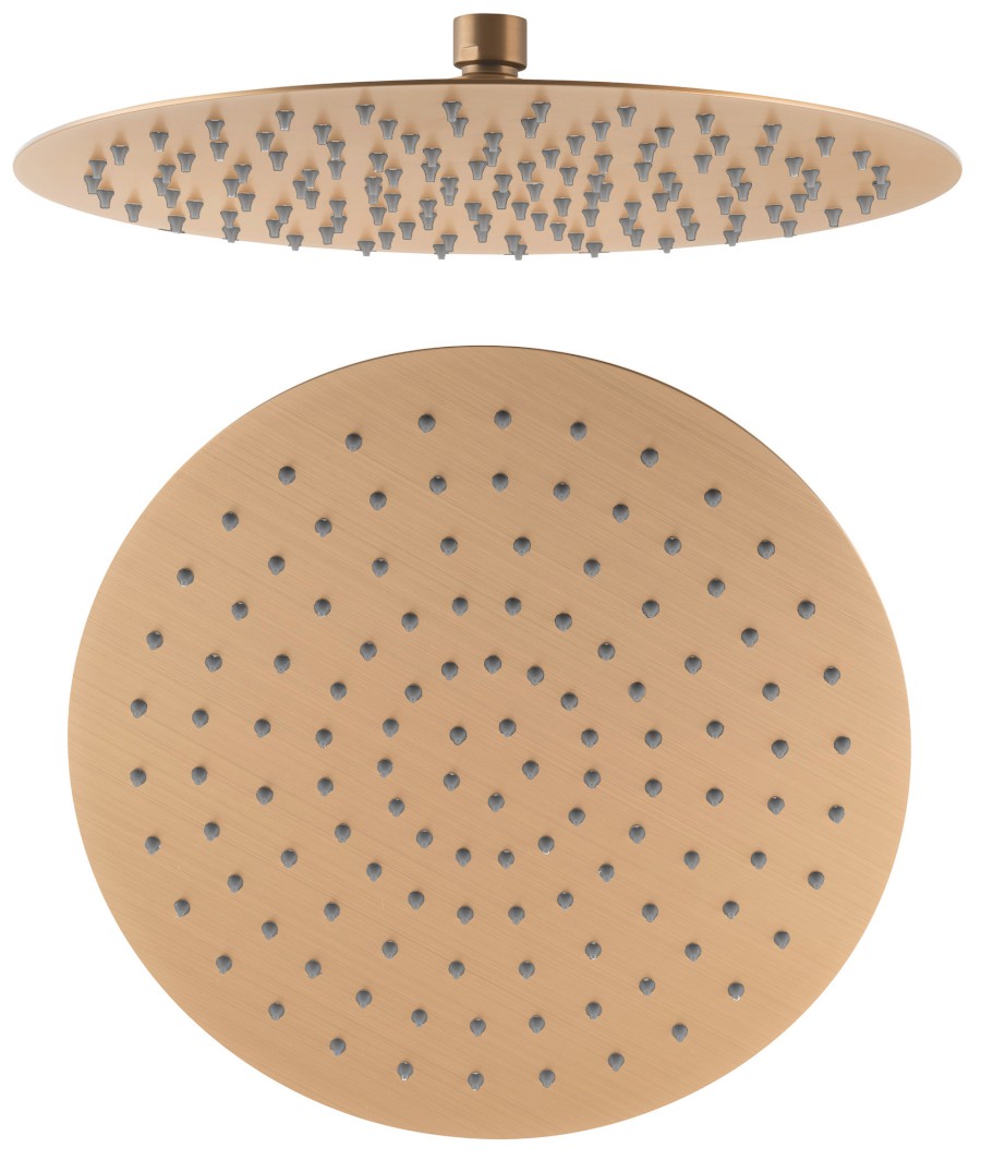 MS573PG (61534) SLIM hlavová sprcha, průměr 300mm, měď mat MS573PG