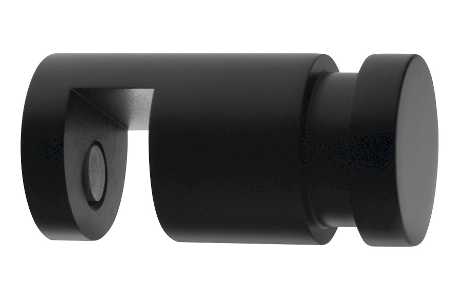 Závěsný háček na sprchovou zástěnu, černá mat 1301-08B