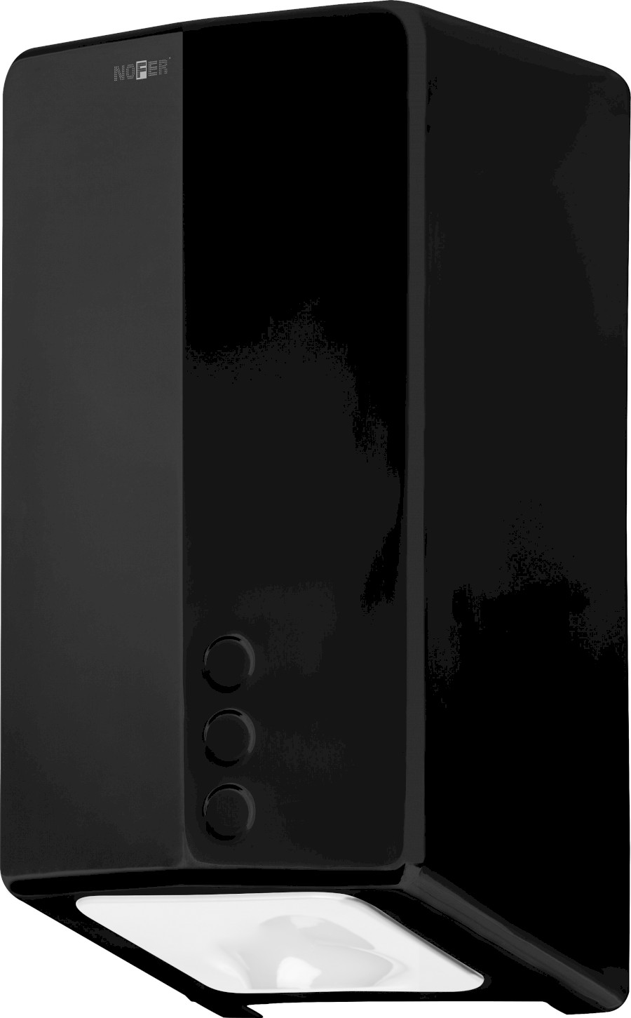 FUGA EVO bezdotykový elektrický osoušeč rukou 220-240V, 800W, 164x327x151 mm, laser senzor, černá lesk 01831.N