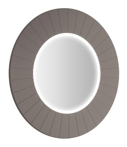 LUMIRO STRIP kulaté zrcadlo s LED osvětlením v rámu ø 75cm, agila LR750-4343S