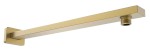 Sprchové ramínko hranaté nízké, 380mm, zlato mat SL119