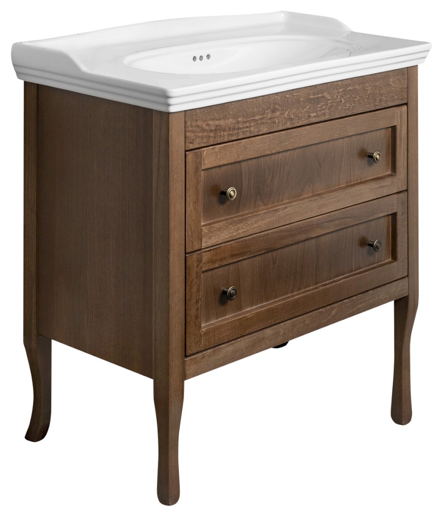 RETRO umyvadlová skříňka 83,5x80x43cm, buk 1630