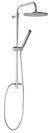 AIRTECH-AXIA sprchový sloup k napojení na baterii, hlavová, ruční sprcha, chrom 990E