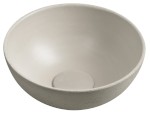 MINOR betonové umývátko na desku, Ø 26cm, písková mat MR26014