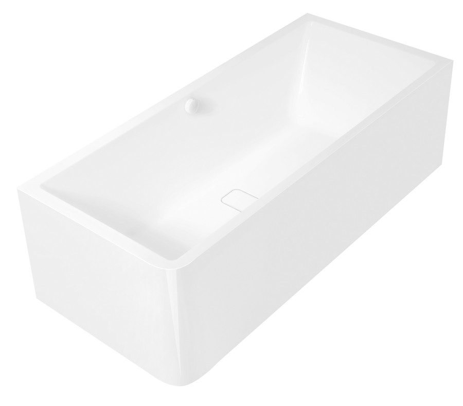 MARLENE CURVE R MONOLITH obdélníková vana 185x85x63cm, bílá 71607MCR