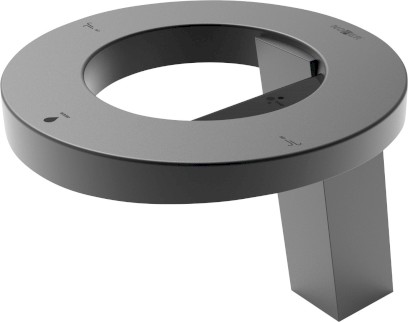 CONCEPT stojánková senzorová baterie s dávkovačem mýdla a osoušečem rukou, černá 01901.N