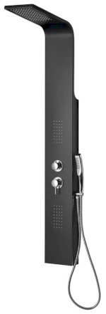 JACOB sprchový panel 200x1500mm, černá mat WN683