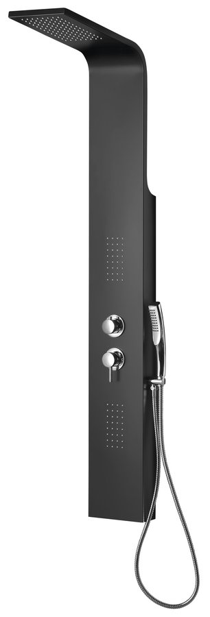 JACOB sprchový panel 200x1500mm, černá mat WN683