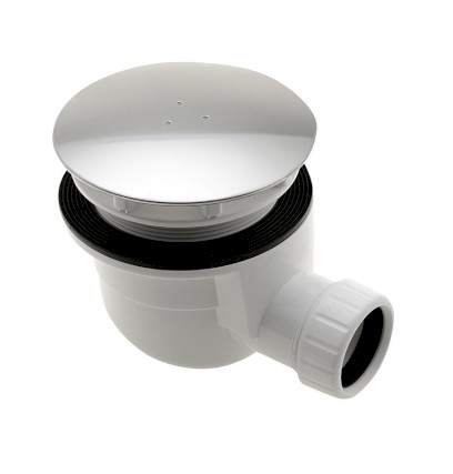 GELCO vaničkový sifon, průměr 90mm, DN40, krytka nerez lesk PB90