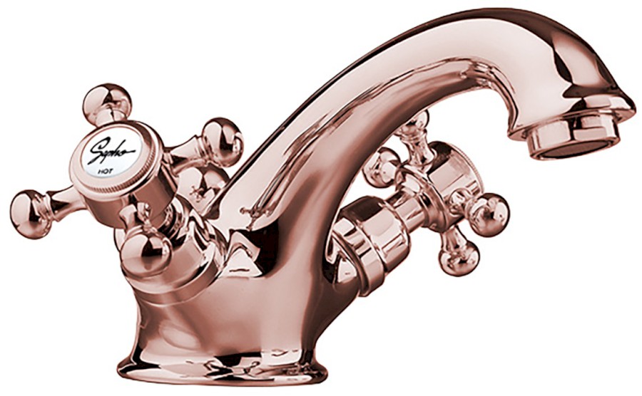 3177 (27426) ANTEA stojánková umyvadlová baterie s výpustí, růžové zlato 3177