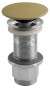 Umyvadlová výpust 5/4“, click-clack, betonová zátka, 10-80mm, žlutá mat FG922